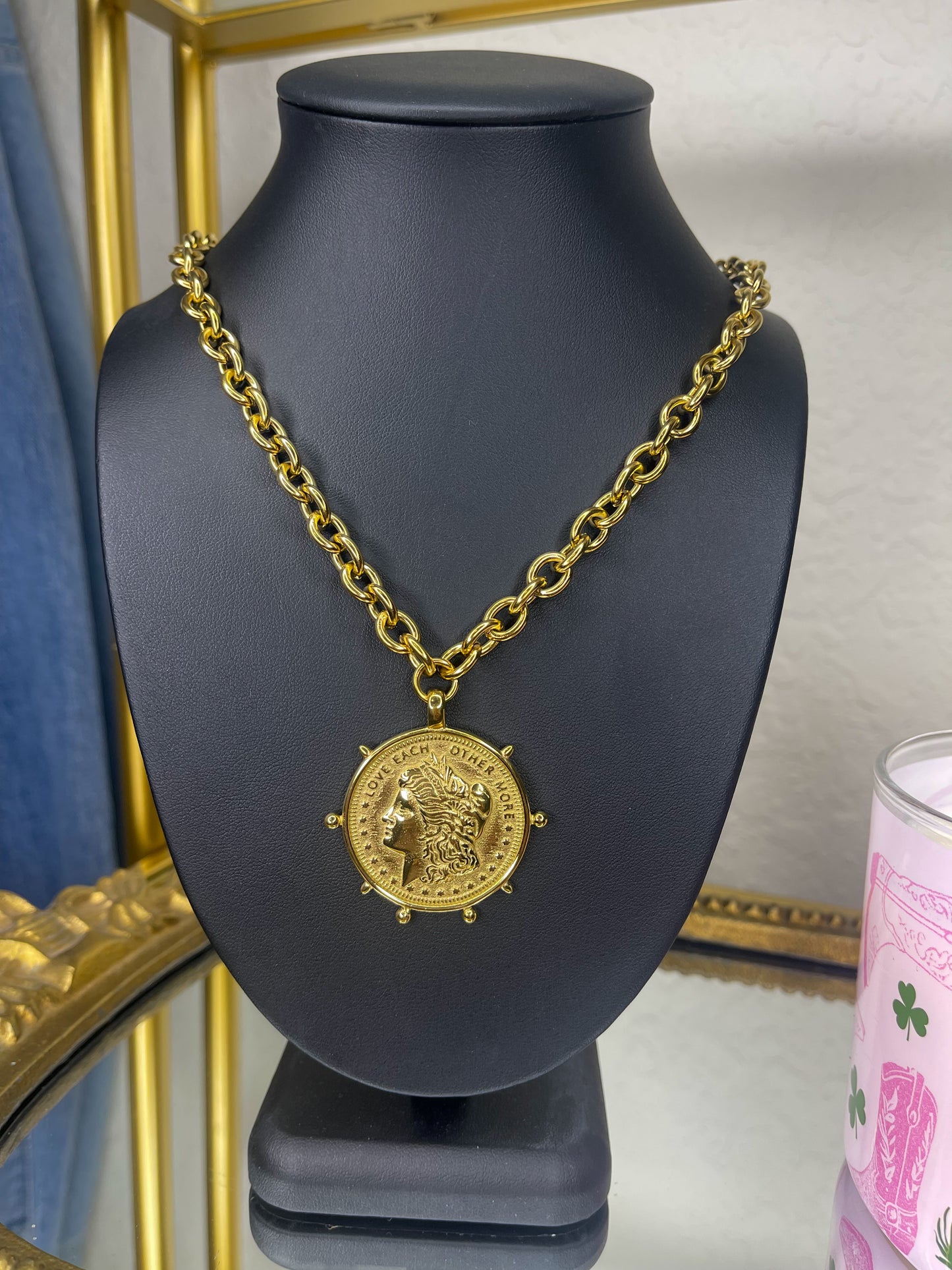 Gold Coin Necklace