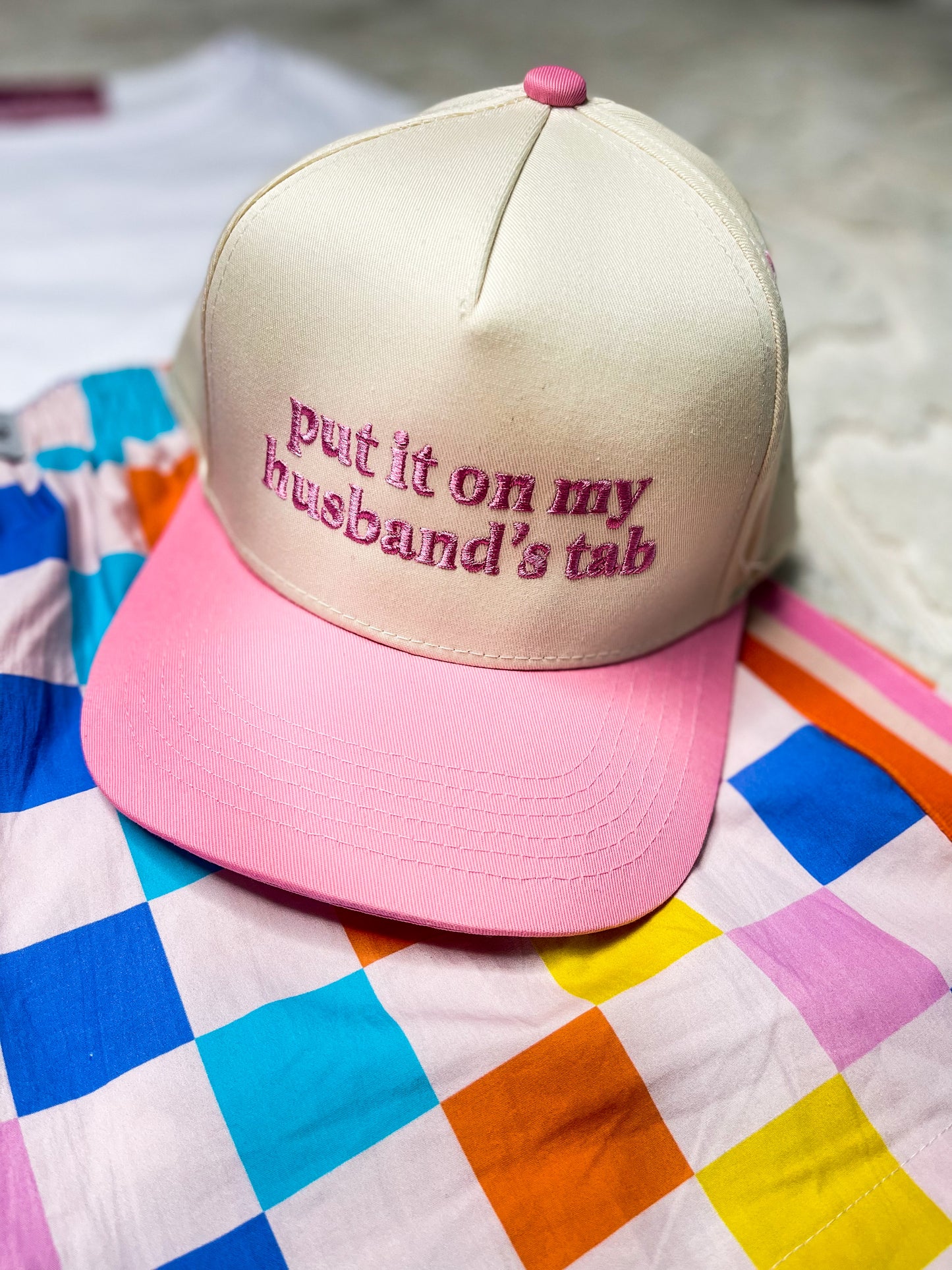 Put It on my Husband's Tab Hat