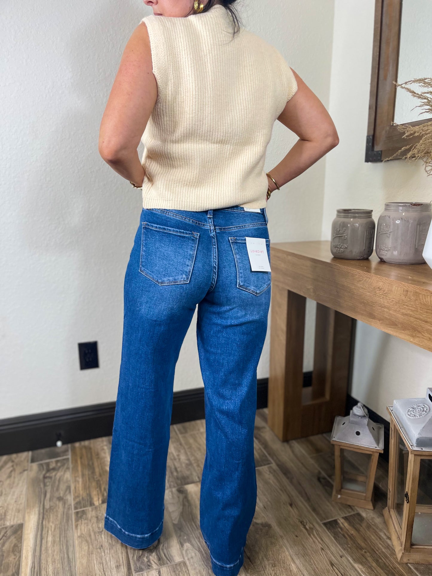 LOVERVET EXTREME LEG TROUSER JEANS