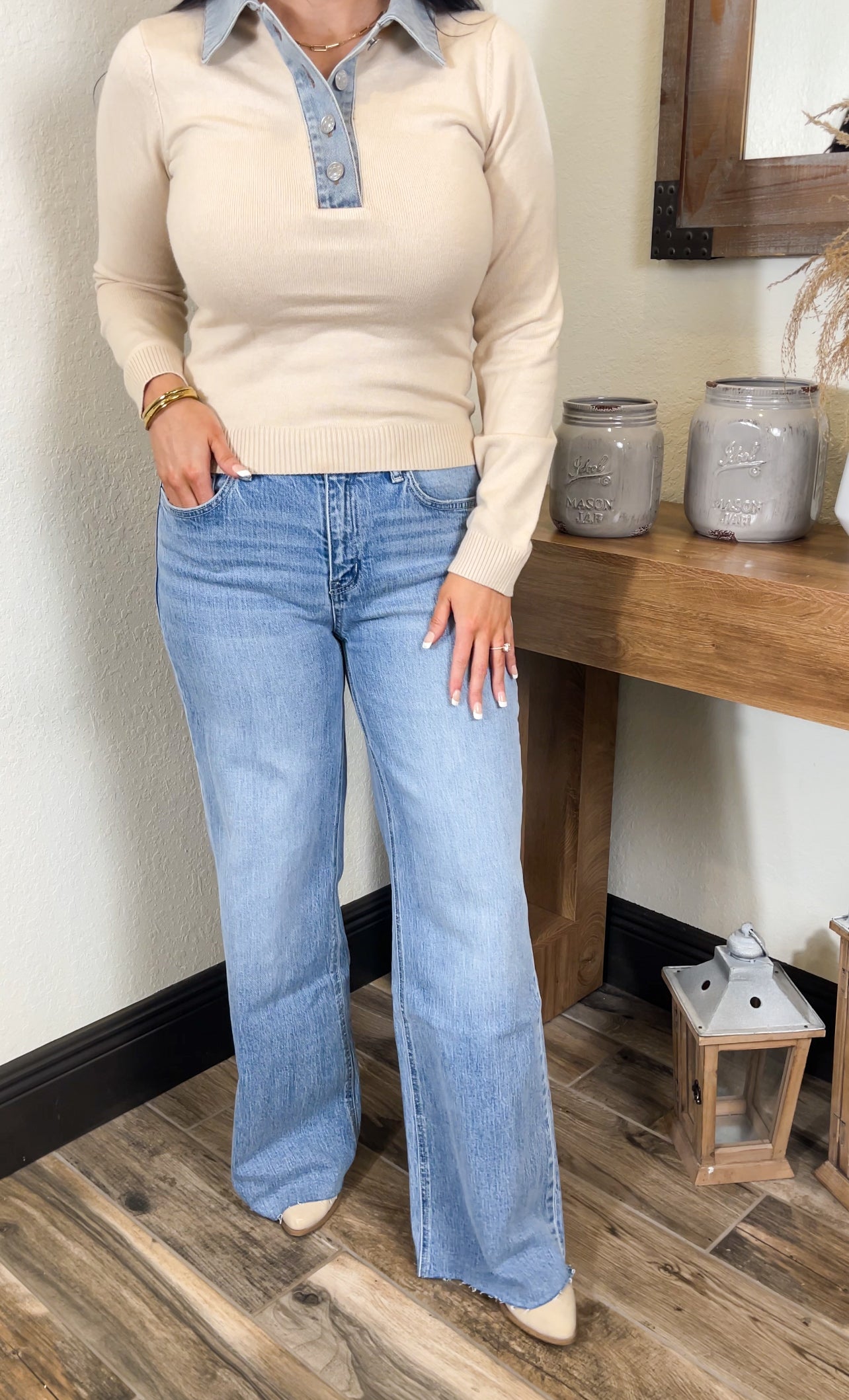 VERVET JEANS - OLIVIA - LIGHT WASH