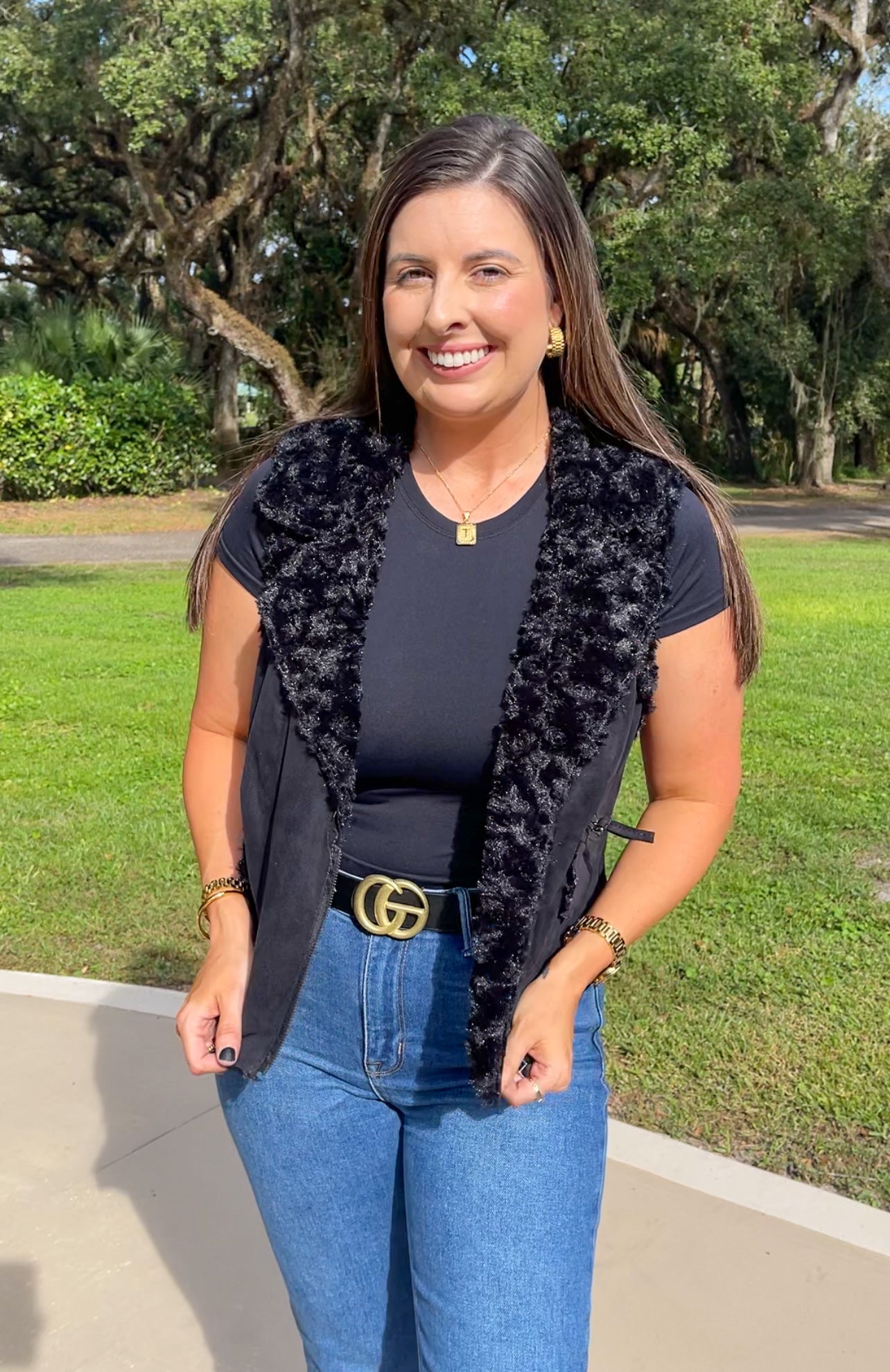 Fall Glow Crop Vest