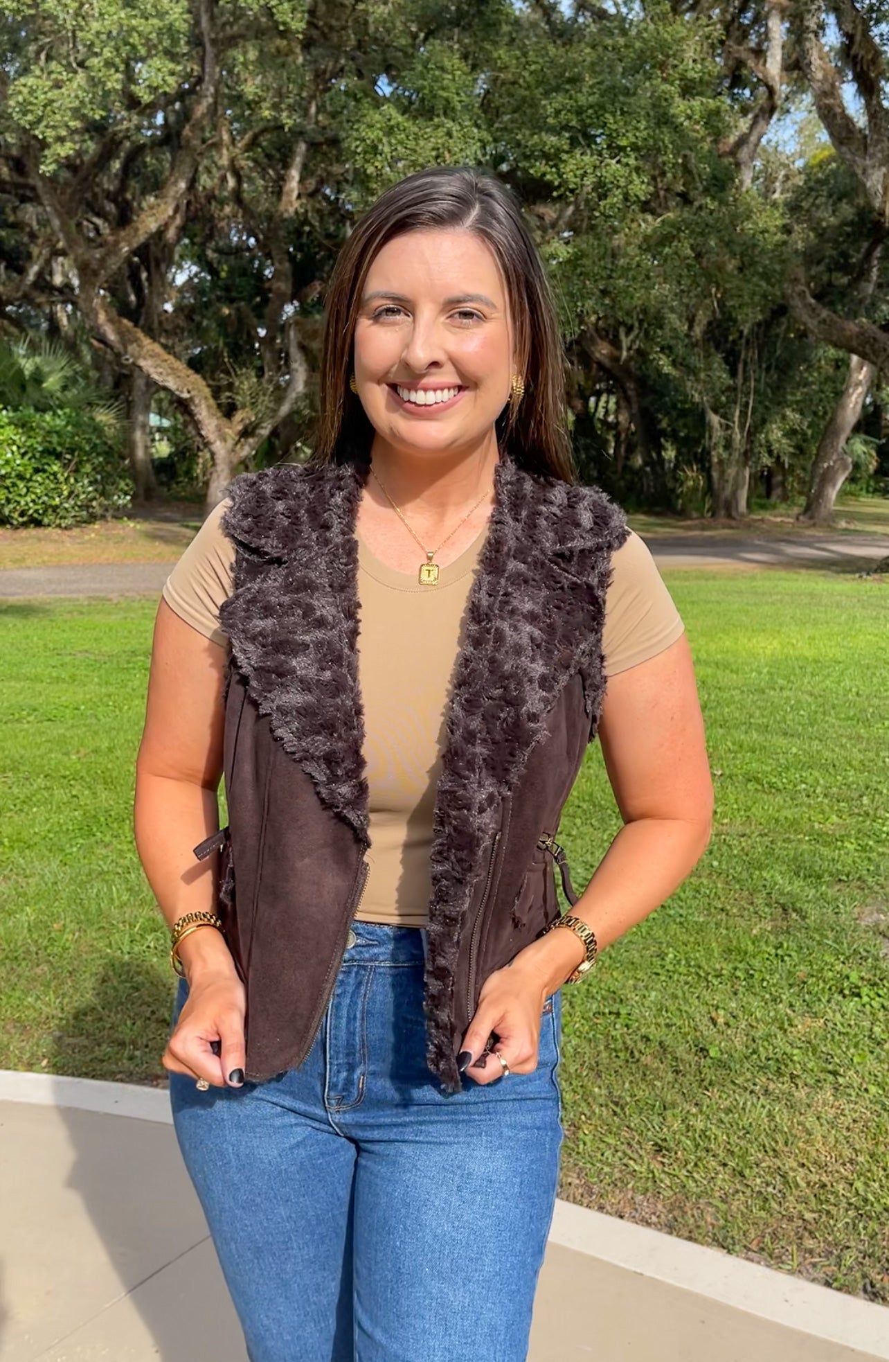 Fall Glow Crop Vest