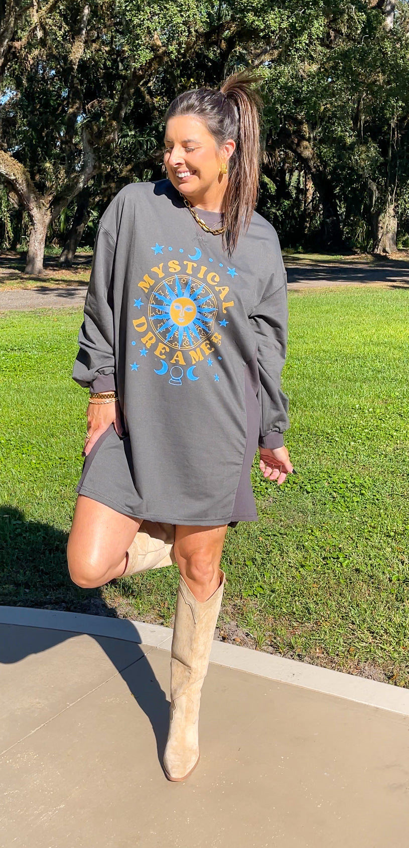 Dreamer's Journey Sweater Dress