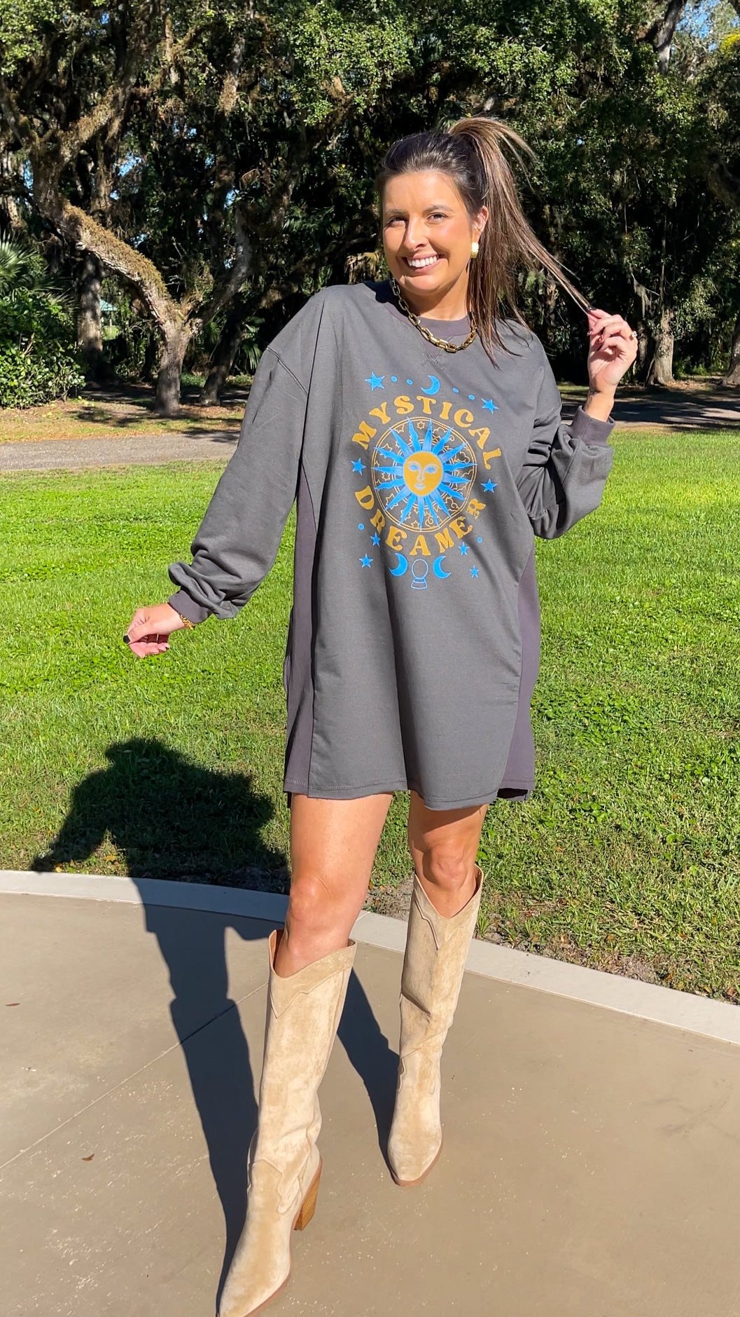 Dreamer's Journey Sweater Dress
