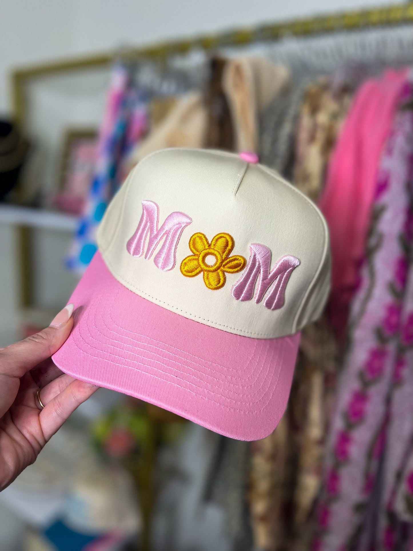Mom Flower Hat