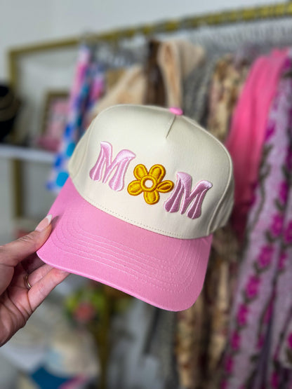 Mom Flower Hat