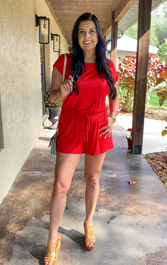 Sealed with a Kiss Romper