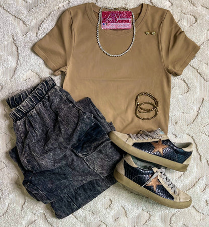 Everyday Essential Top - Mocha