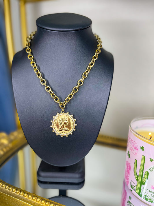Small Necklace Coin