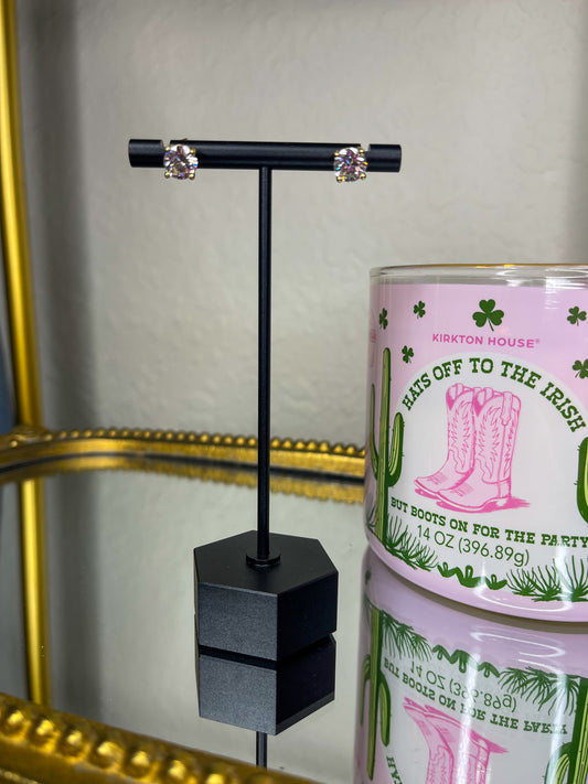 Gold Diamond Earrings