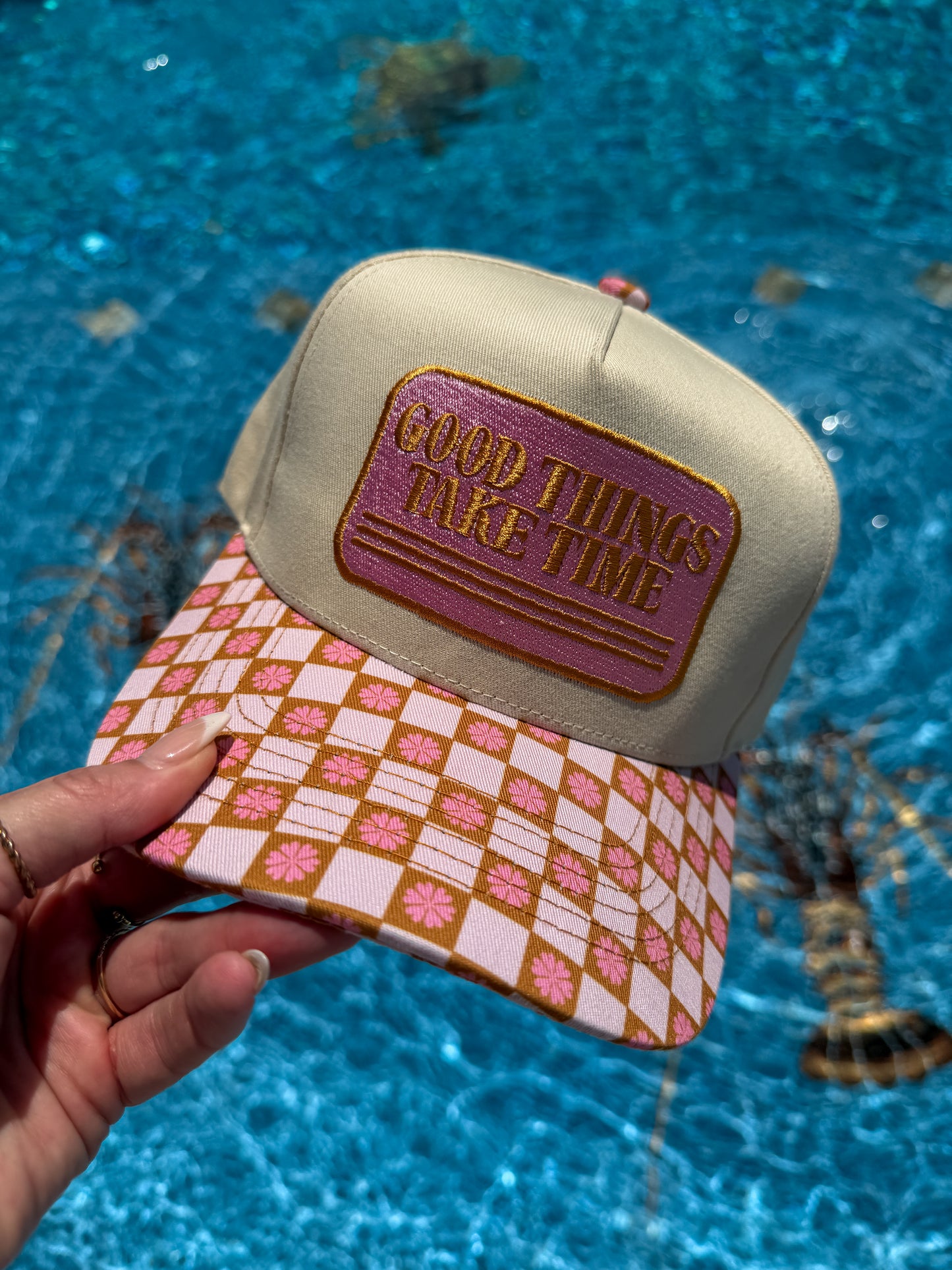 Good things Take Time Hat