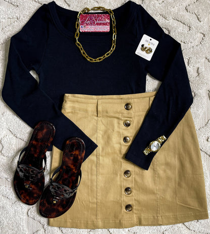 Buttoned Up Beauty