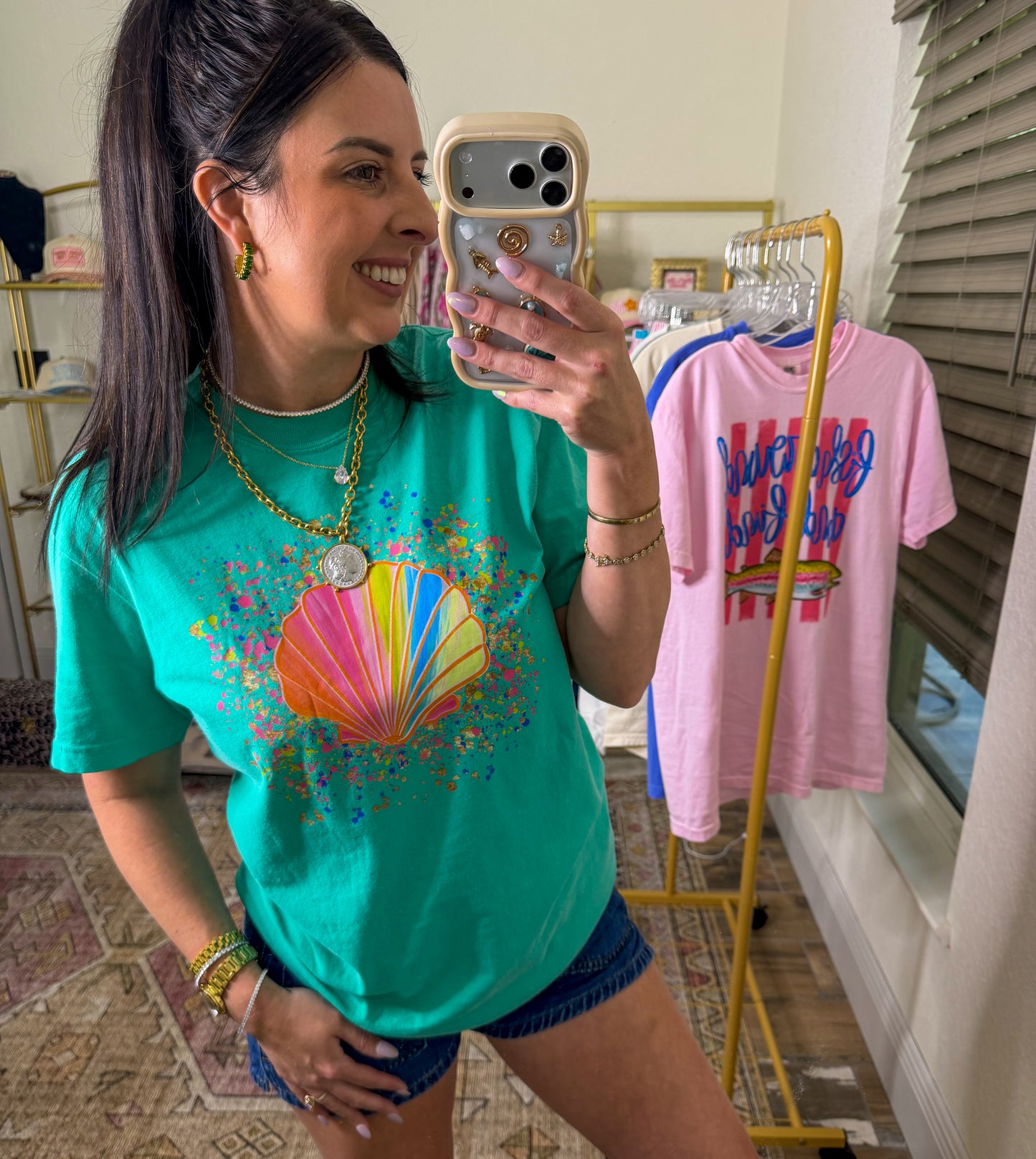 Confetti Shell Tee