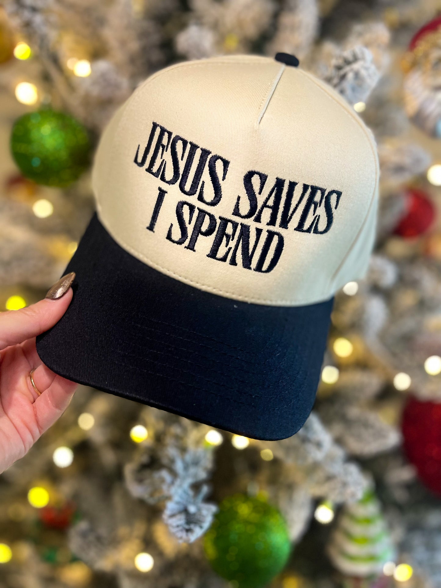 Jesus Saves I Spend Hat