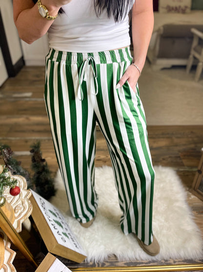 Winter Wonderland Striped Pants