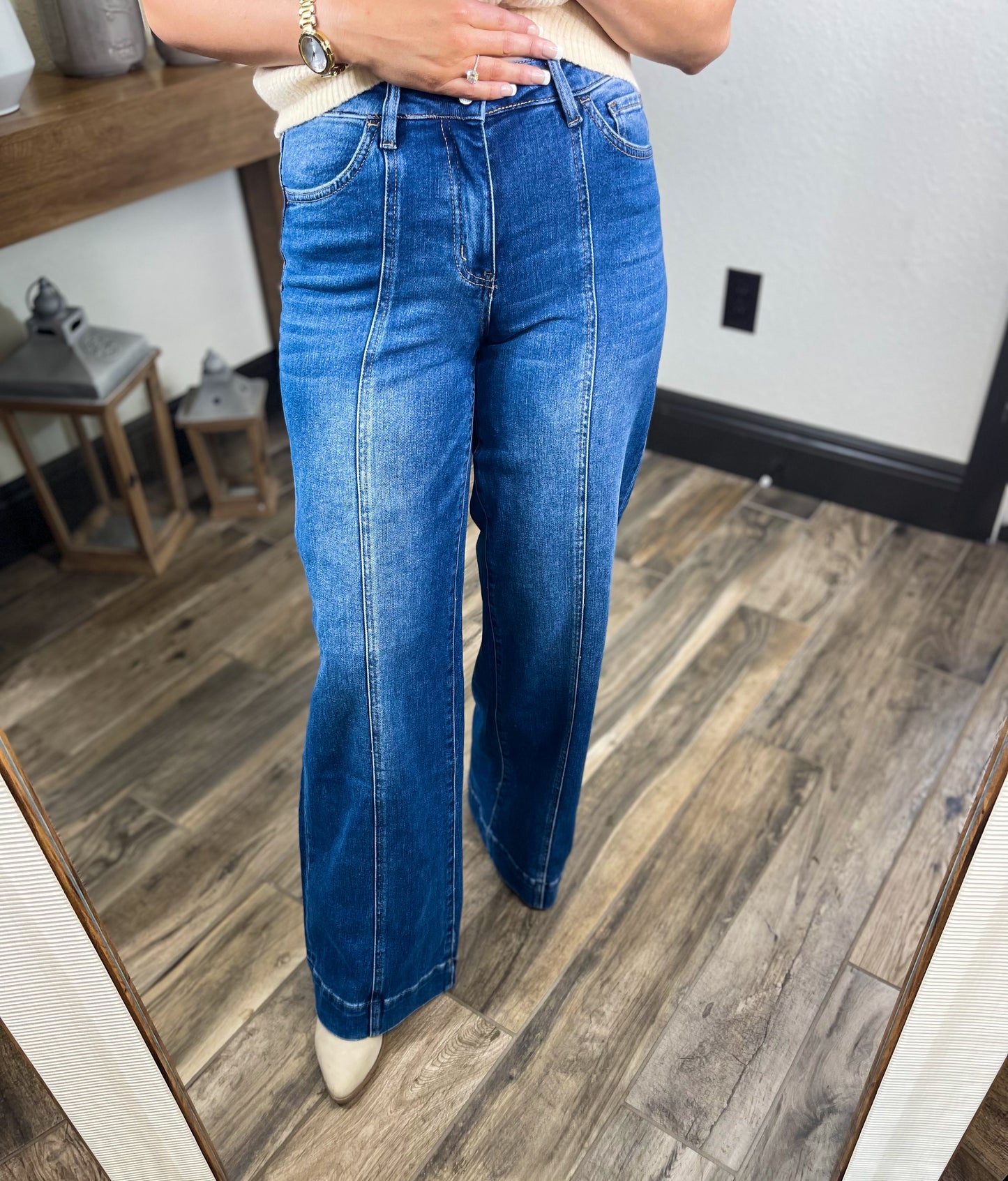 LOVERVET EXTREME LEG TROUSER JEANS