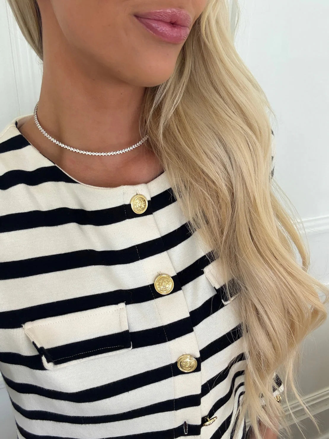 Luxe Tennis Necklace (Gold)
