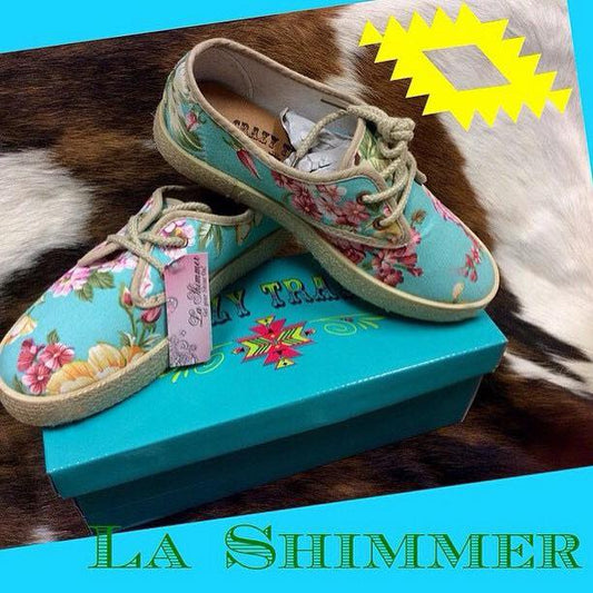 Floral Crazy Train Deck Shoes