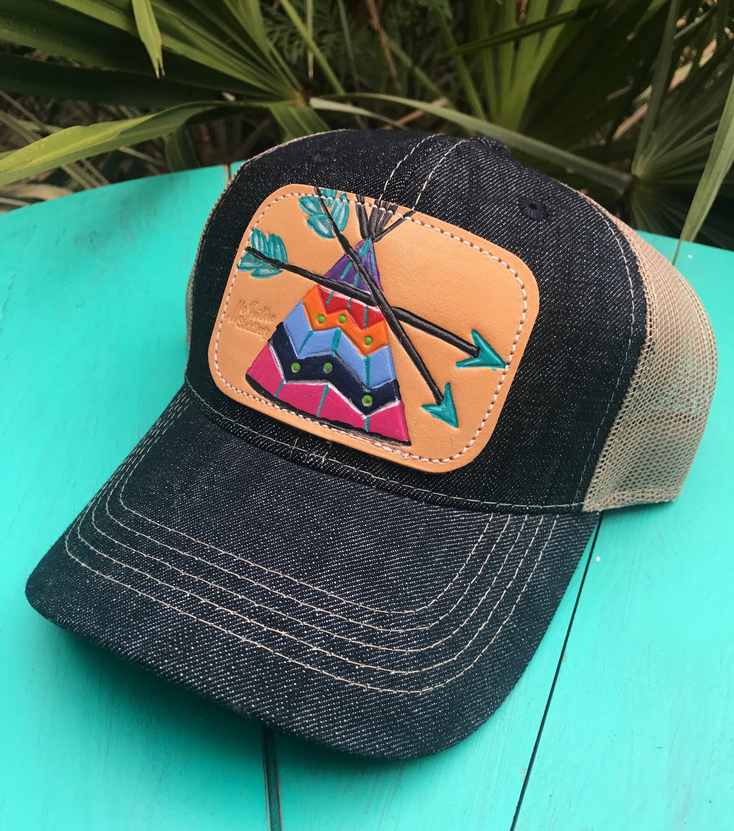 Serape Teepee Patch Cap