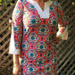 Mayan Medallion Prescot Lane Tunic Dress