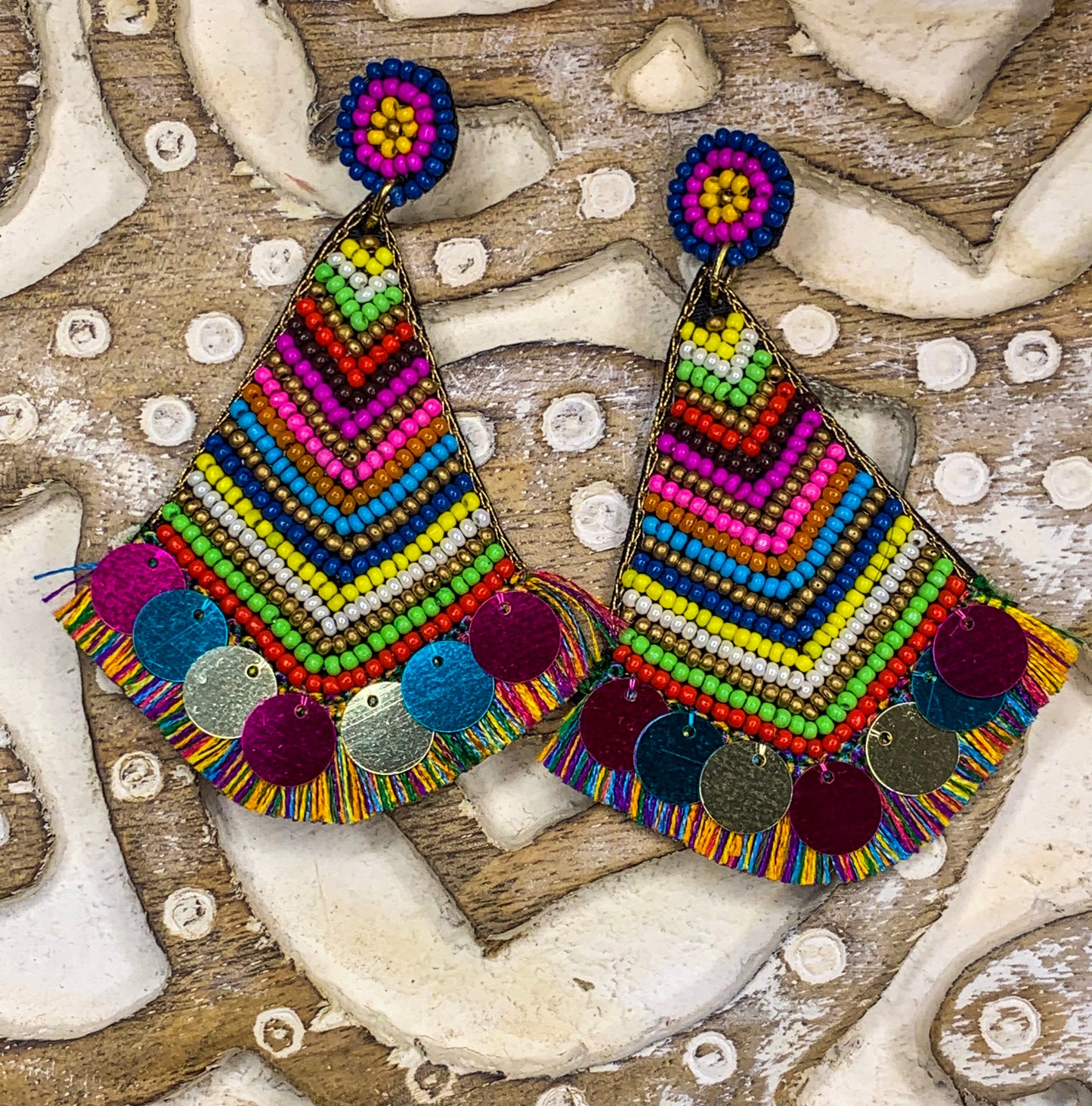 Piñata Beaded Earrings