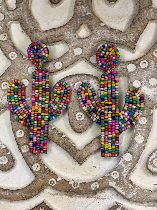 Mojave Desert Beaded Earrings