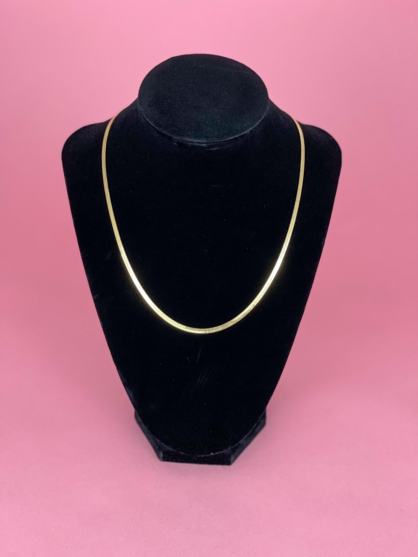 Skinny Gold Plated Gracelyn Necklace