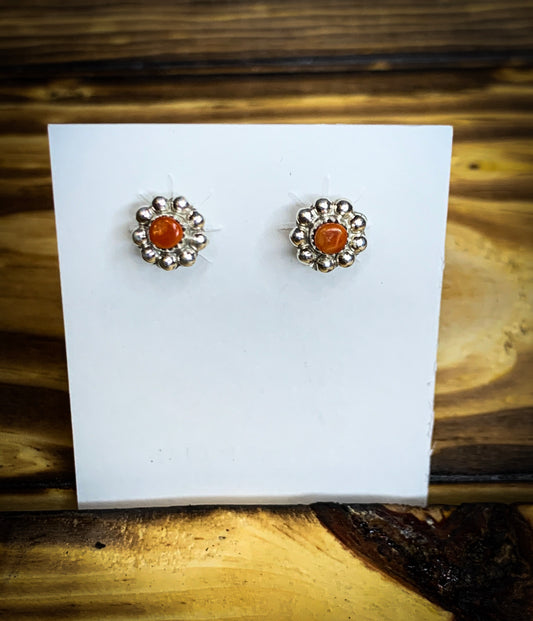 Small Spiny Oyster Earrings