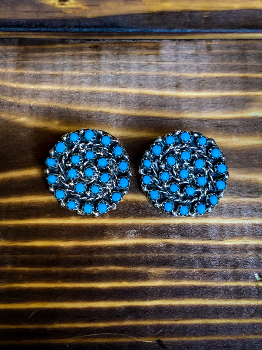 Turquoise Post Earrings