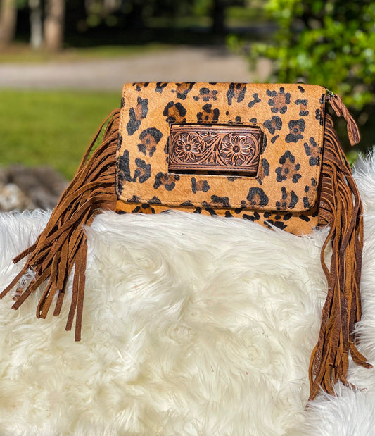 Erika Jayne Leopard Clutch